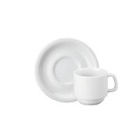 Jogo 12 Xícaras De Chá 200ml Com Pires Porcelana Schmidt - 1