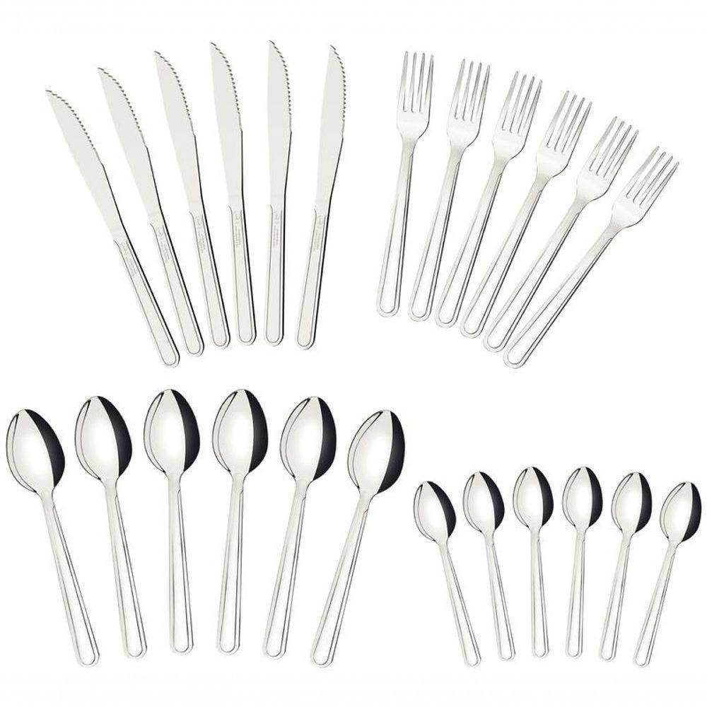 Faqueiro Tramontina Aço Inox Buzios 24 Peças - 5