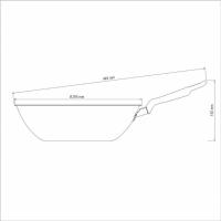 Wok Tramontina 28 Cm Loreto Em Alumínio Com Revestimento Starflon Max Vermelho 3,6 L - 7
