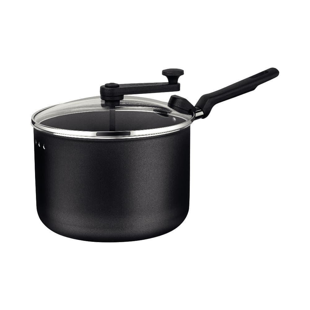 Pipoqueira Loreto Antiaderente Starflon 20cm 3,5l Tramontina Cor:preto Preto - 1