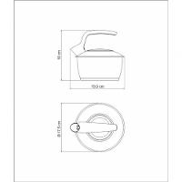 Chaleira Tramontina 1,5 Litros Em Aço Inox Com Fundo Triplo - 10