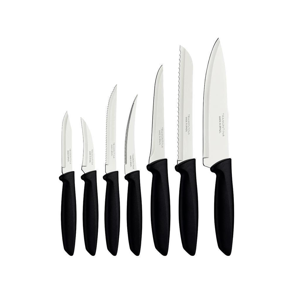 Jogo De Facas Tramontina Plenus 7 Peças Aço Inox - 1