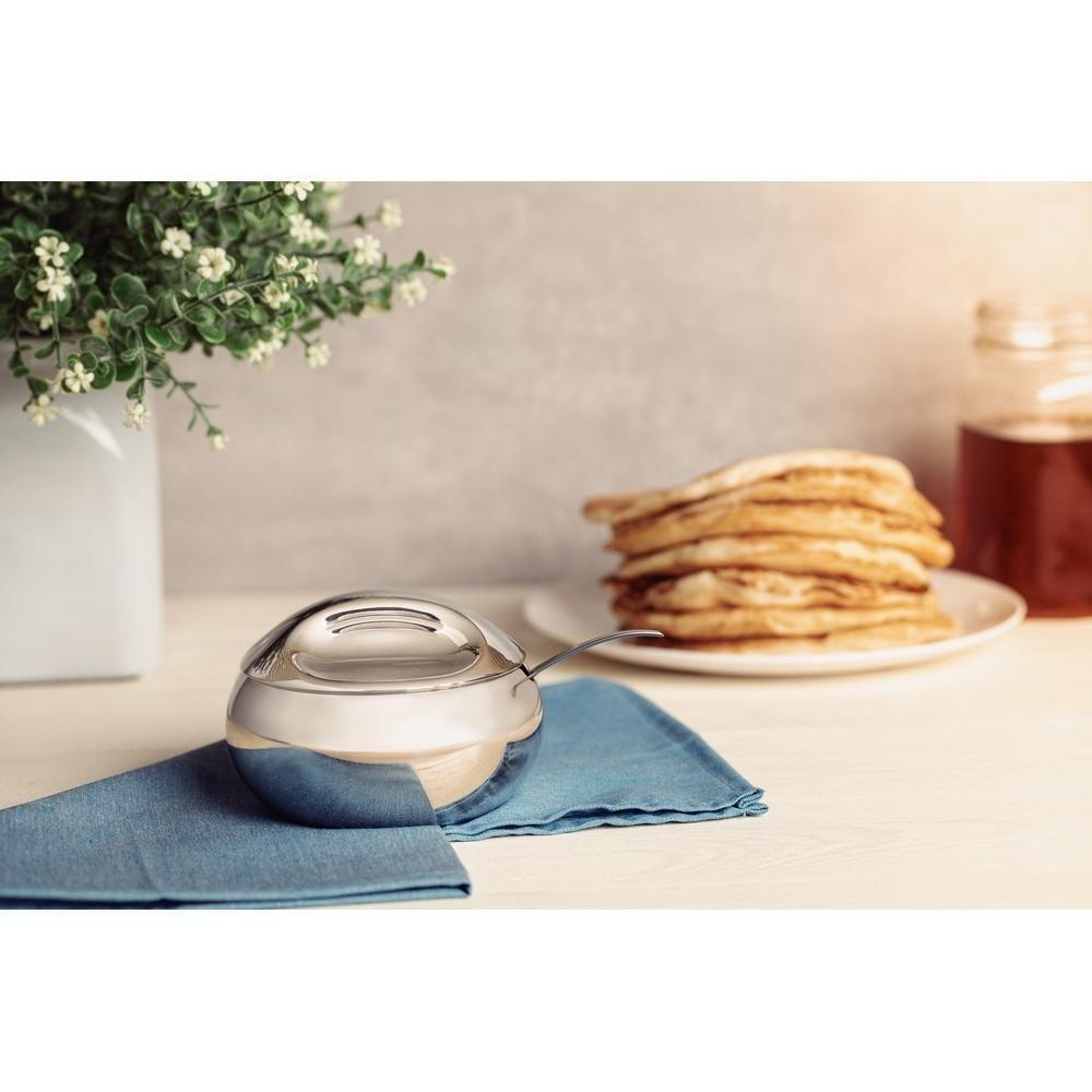 Açucareiro Aço Inox Com Tampa E Colher Tramontina - 4