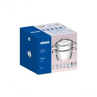 Cuscuzeira Allegra Inox Com Fundo Triplo 2 Peças Tramontina - 8