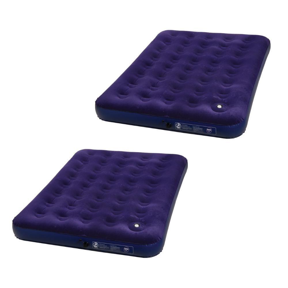Kit 2 Colchão Inflável De Casal Com Inflador Acoplado Mor - 1
