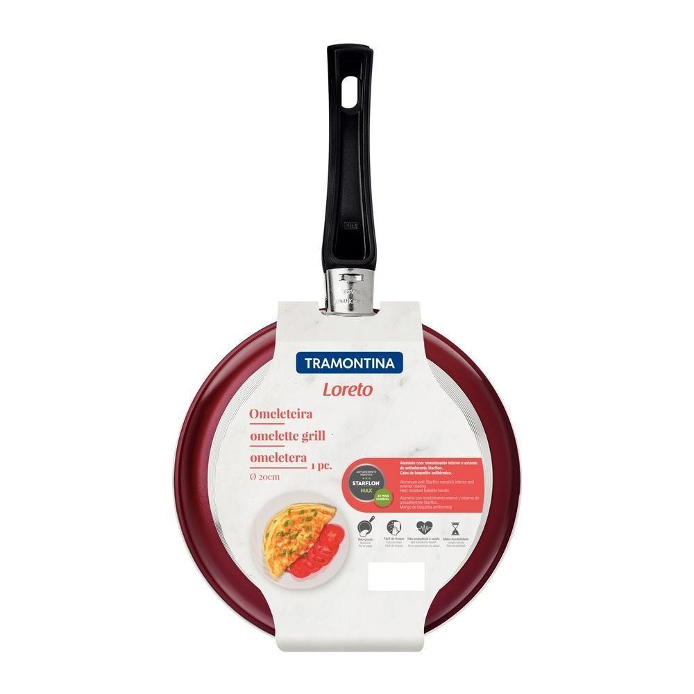 Omeleteira Antiaderente 20 Cm Loreto Starflon T1 Tramontina - 3