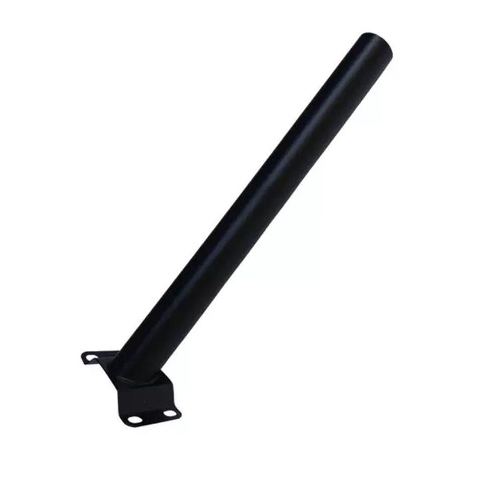 Suporte Luminaria Solar Barra Poste Aço Pintura Eletrostatica Rua Quintal Jardim Segurança Iluminaça - 4