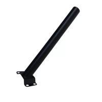 Suporte Luminaria Solar Barra Poste Aço Pintura Eletrostatica Rua Quintal Jardim Segurança Iluminaça