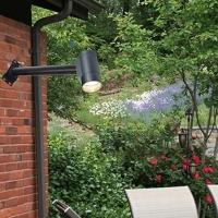 Suporte Luminaria Solar Barra Poste Aço Pintura Eletrostatica Rua Quintal Jardim Segurança Iluminaça - 5