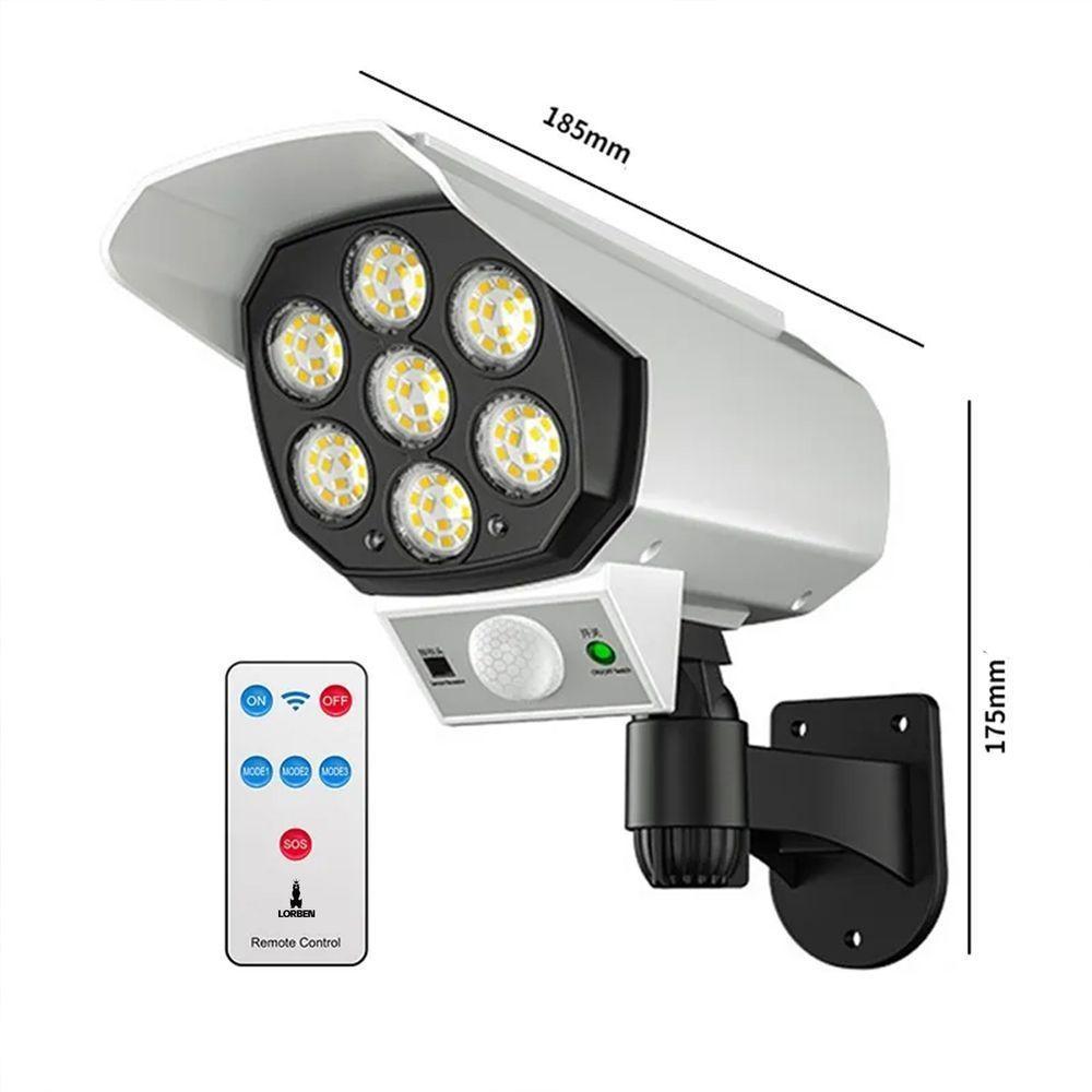 Luminária Solar 77 Led 30w Lorben Formato Câmera Com Sensor De Presença E Controle Remoto - 4