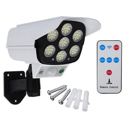 Luminária Solar 77 Led 30w Lorben Formato Câmera Com Sensor De Presença E Controle Remoto