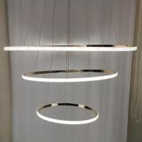 Lustre 3 Em 1 Aneis Led Arco Perfil Luminaria Pendente Ajustavel Regulavel Quarto Sala De Jantar - 8