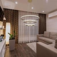 Lustre Luminaria 3 Em 1 Aneis Arco Pendente Led Perfil Infinito Ajustavel Regulavel Quarto Sala