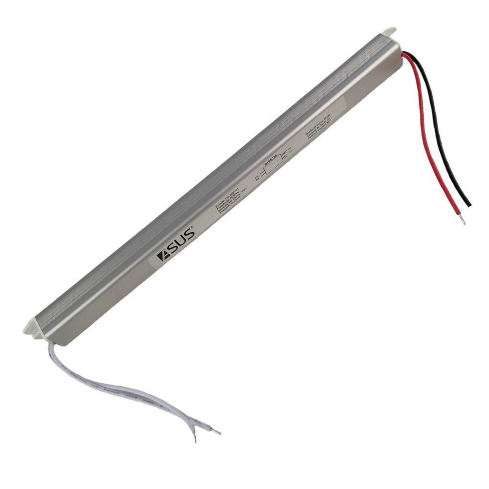 Fonte Slim Drive Perfil Fita Led 36w 12v 3a Luminaria Lustre Luminaria Ip20 Bivolt - 3