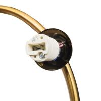 Lustre Pendente Meia Lua Luminaria Enfeite Luxo Decorativo Cozinha Sala Quarto Recepçao Comercial - 2