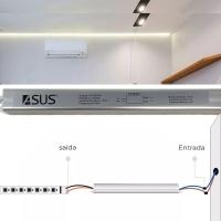 Fonte Slim Drive 24w Bivolt 12v 2a Perfil Fita Led Ip20 Iluminaçao Lustre Luminaria - 3