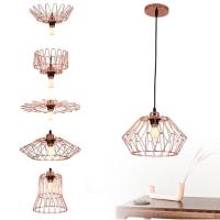 Lustre Pendente Luminaria Decorativa Ajustavel Design Moderno Metal Aramado Casa Mezanino Sala - 3