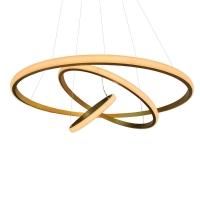 Lustre Pendente Led 3 Em 1 Luminaria Aneis Perfil Infinito Arco Ajustavel Regulavel Ambiente - 3