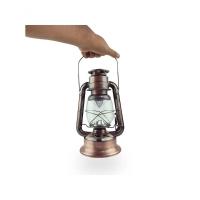 Luminária Lampião De Cobre Com Luz De Led De Alto Brilho Controle De Intensidade A 3 Pilhas - 3