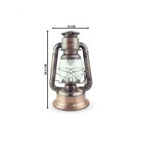 Luminária Lampião De Cobre Com Luz De Led De Alto Brilho Controle De Intensidade A 3 Pilhas - 6