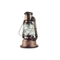 Luminária Lampião De Cobre Com Luz De Led De Alto Brilho Controle De Intensidade A 3 Pilhas - 7