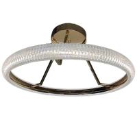 Luminaria 3 Em 1 Anel Arco Pendente Lustre Infinito Led Perfil Moderno Iluminaçao Quarto - 3