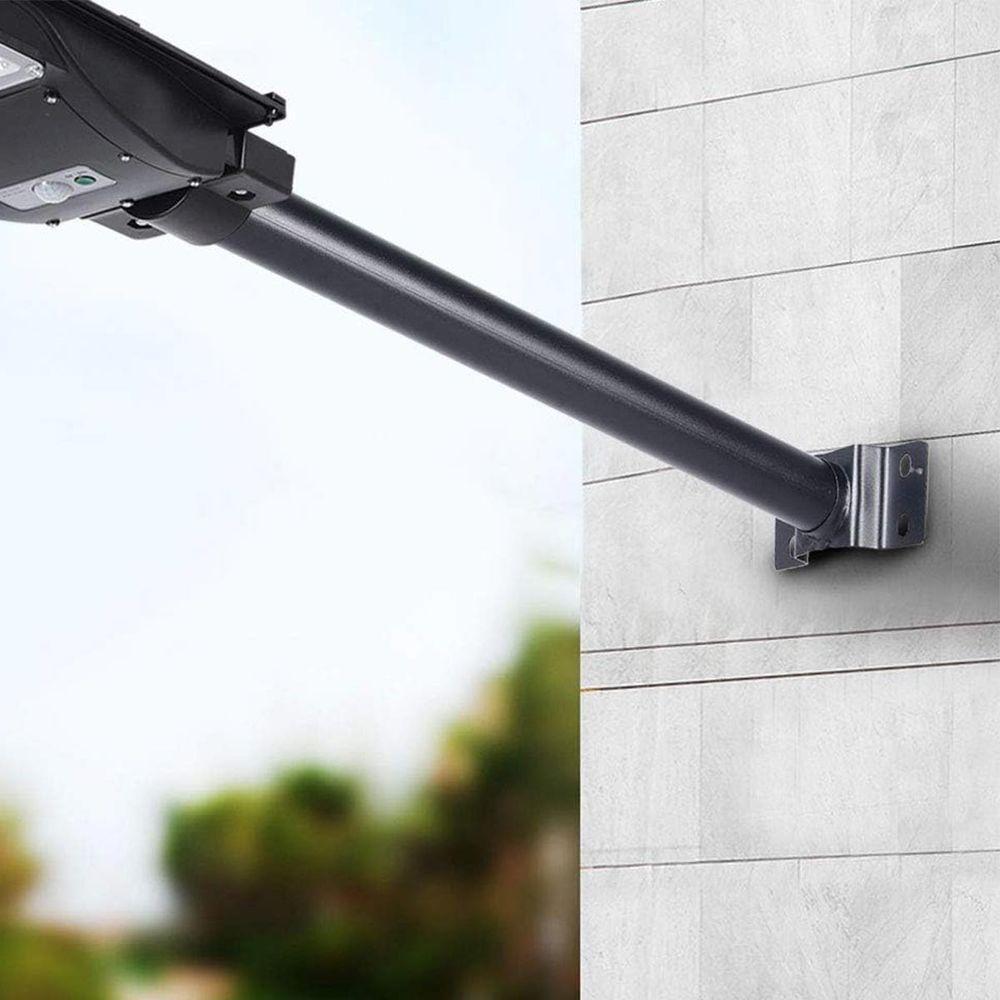 Suporte Luminaria Solar Pintura Eletrostatica Aço Barra Poste Parede Rua Quintal - 2