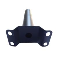 Suporte Luminaria Solar Pintura Eletrostatica Aço Barra Poste Parede Rua Quintal - 6