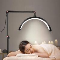 Luminaria Estetica Spa Meia Lua Arco Led 3 Tons Suporte Celular Mesa Limpeza De Pele Salao - 6