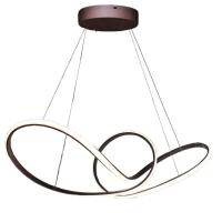 Lustre Luminaria Arco Infinito Aneis 3 Em 1 Led 49w Quarto Cozinha Sala De Jantar Recepçao Comercial - 6