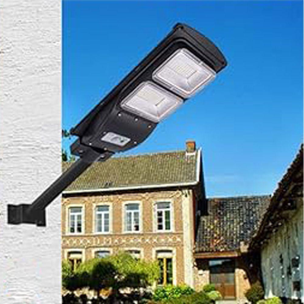 Suporte Luminaria Solar Aço Pintura Eletrostatica Parede Barra Poste Iluminaçao Rua Quintal - 6