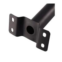 Suporte Luminaria Solar Aço Pintura Eletrostatica Parede Barra Poste Iluminaçao Rua Quintal - 8