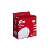Kit 5 Luminárias Tartaruga 18w Redonda Branco Fria Bivolt