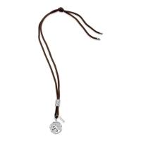 Colar Cavalo E Tora De Madeira Com Revestimento Prateado - 5