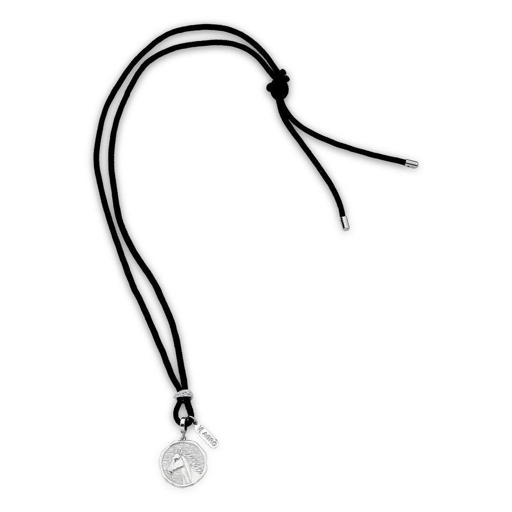 Colar Cavalo E Laço De Boiadeiro Com Revestimento Prateado - 2