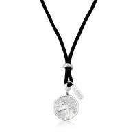 Colar Cavalo E Laço De Boiadeiro Com Revestimento Prateado - 1