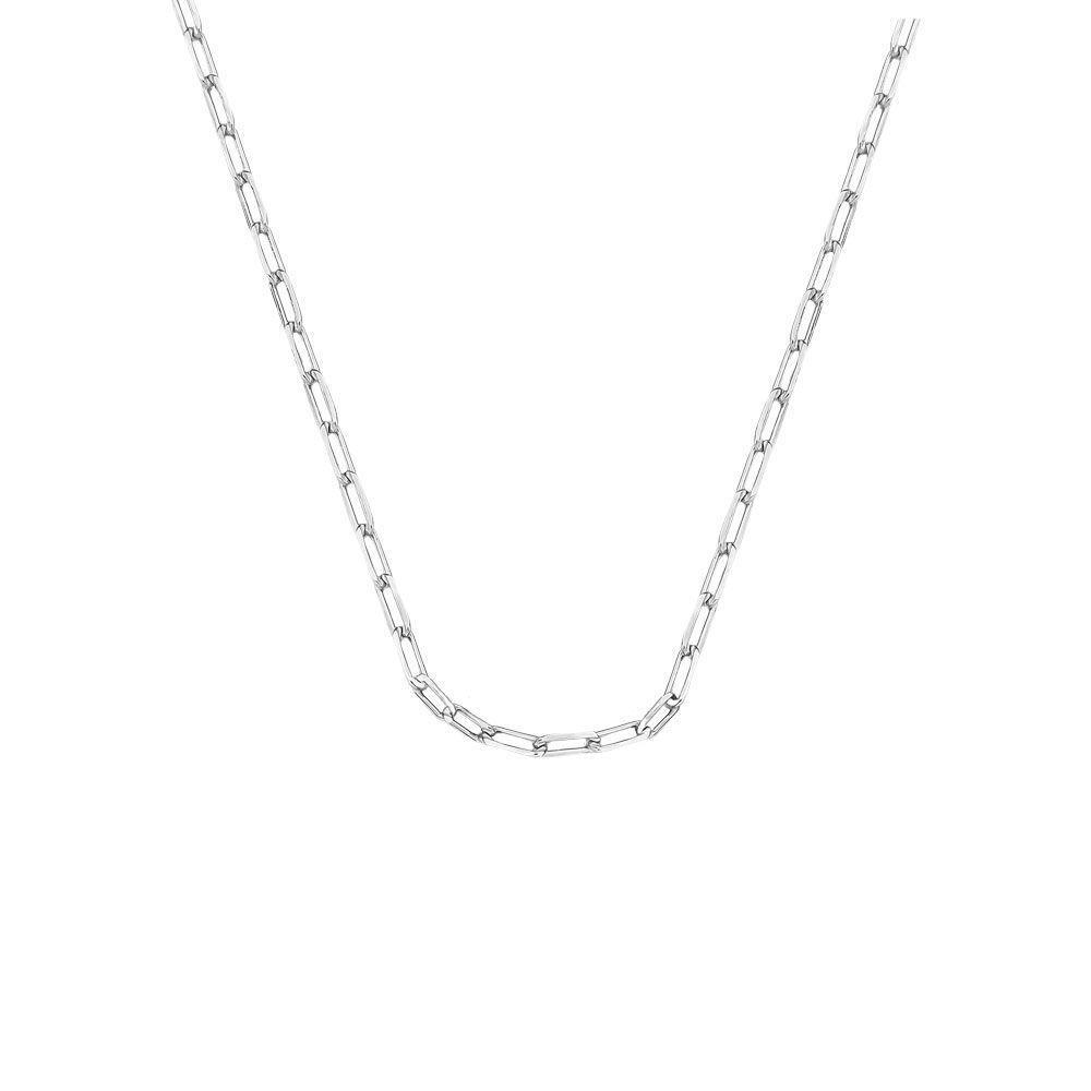 Corrente Elos 55cm Com Revestimento Prateado - 1