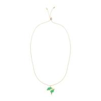 Cordão De Algodão Com Pingente Brasil Agro Revestido Em Ouro - 1