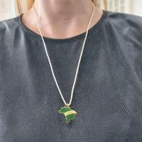 Cordão De Algodão Com Pingente Brasil Agro Revestido Em Ouro - 3