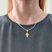 Cordão De Algodão Com Pingente Uva Revestido Em Ouro - 3