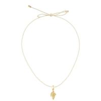 Cordão De Algodão Com Pingente Uva Revestido Em Ouro - 4