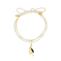 Cordão De Algodão Com Pingente Xícara Revestido Em Ouro - 1