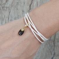 Cordão De Algodão Grão De Café Esmaltado Revestido Em Ouro - 2