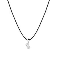 Cordão De Algodão Com Pingente Latão De Leite Em Revestimento Prateado - 4