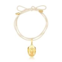 Cordão De Algodão Com Pingente Chapéu Revestido Em Ouro - 1