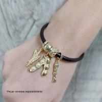 Charm Vl Agro Soja Com Pérolas Revestido Em Ouro - 5