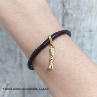 Charm Feixe De Cana De Açúcar Revestido Em Ouro - 5