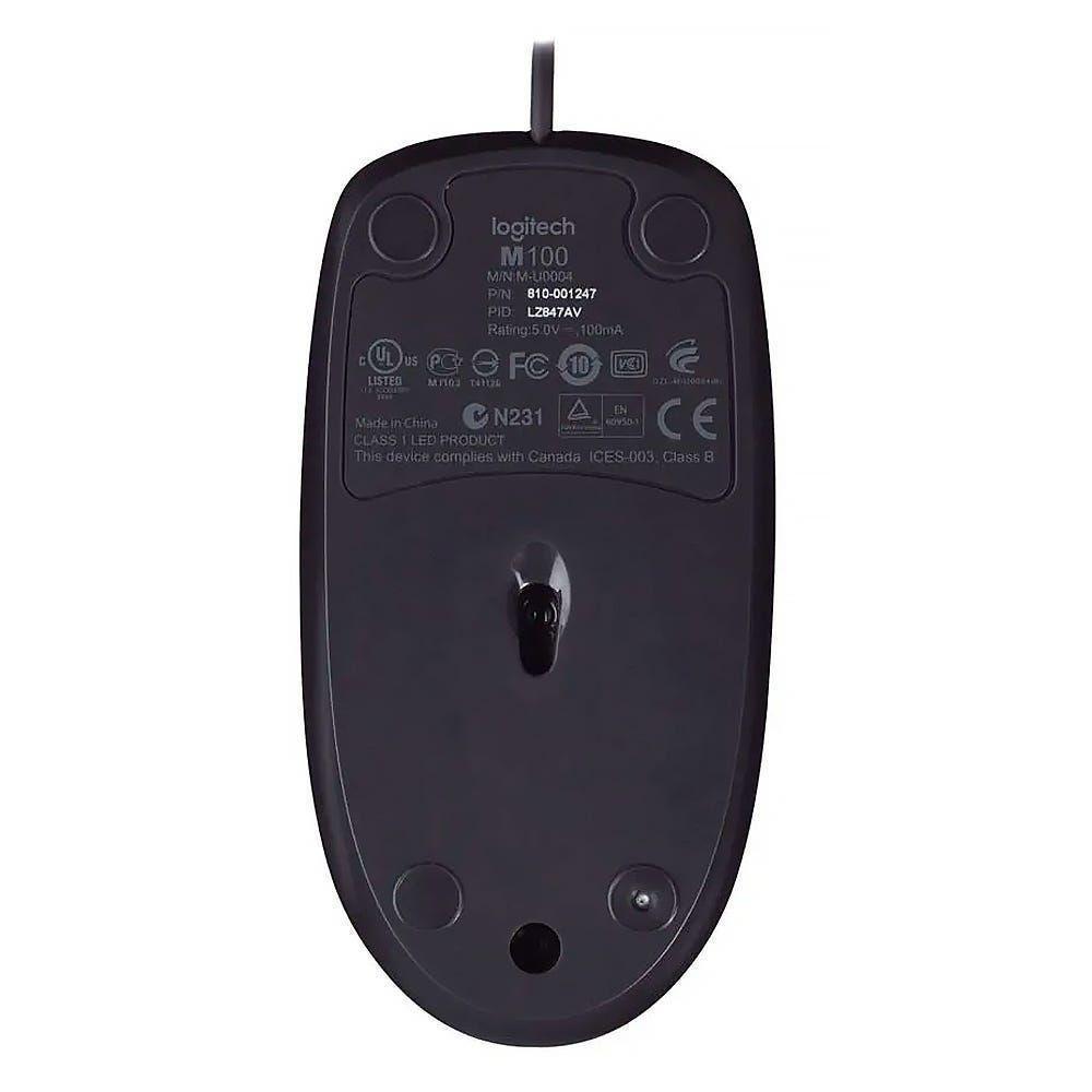 Mouse Logitech M90 Preto Usb 910-004053-C - 2