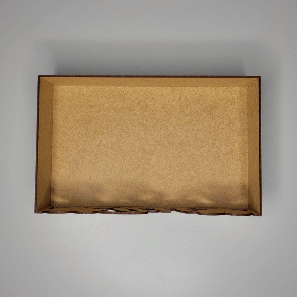 Bandeja Pai S/alça Para Café Da Manhã (24x15x05) Mdf Cru - 2