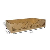 Bandeja Pai S/alça Para Café Da Manhã (24x15x05) Mdf Cru - 4